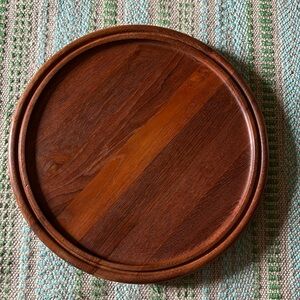 Dansk by Jens Quistgaard 15-7/8” Diameter Vintage Teak Lazy Susan